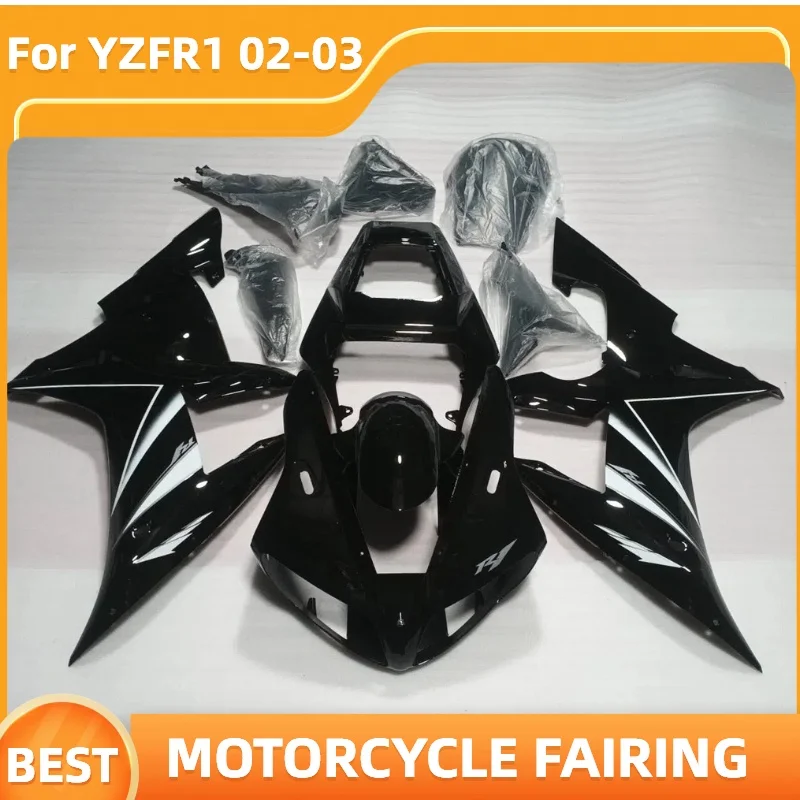 

Комплект обтекателя мотоцикла Prime для YZF-R1 2002 2003 YZF R1 YZFR1 02-03, восстановление кузова спортивного велосипеда, 100% подходит для инъекционного капота, черный