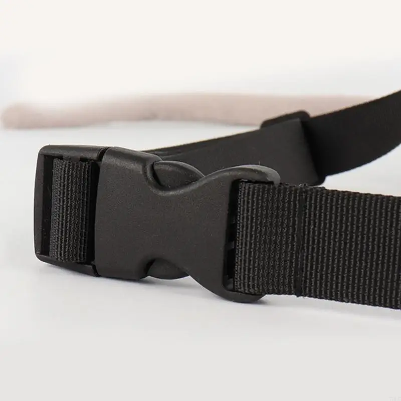 T3LC 여우 귀와 꼬리 세트 털복자 마우스 귀 머리띠 테일 할로윈 코스프레 파티 마우스 의상 액세서리 어린이-성인