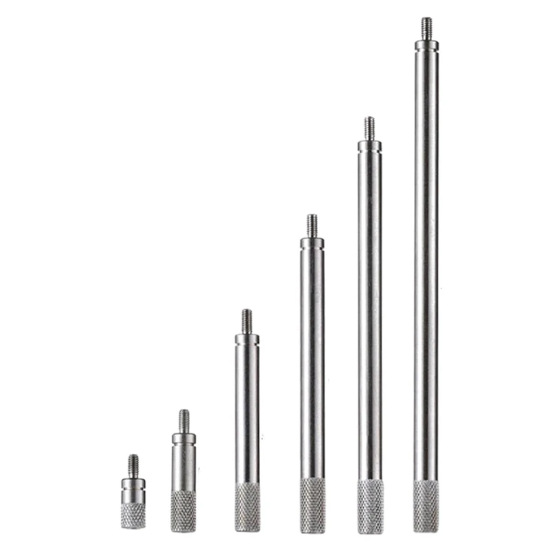 

6Pcs Dial Indicator Extension Stem Rod Set M2.5 Thread,10-100Mm Extend Rod,Measurement For Dial & Digital Indicators