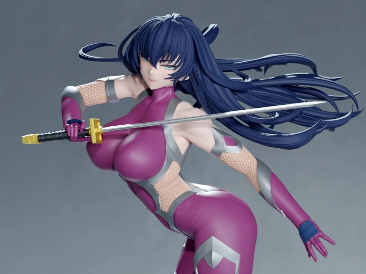 レジンフィギュアキット 太陰院 1/7 ラガワアサギ 24cm 未塗装ガレージレジンキットモデル GK