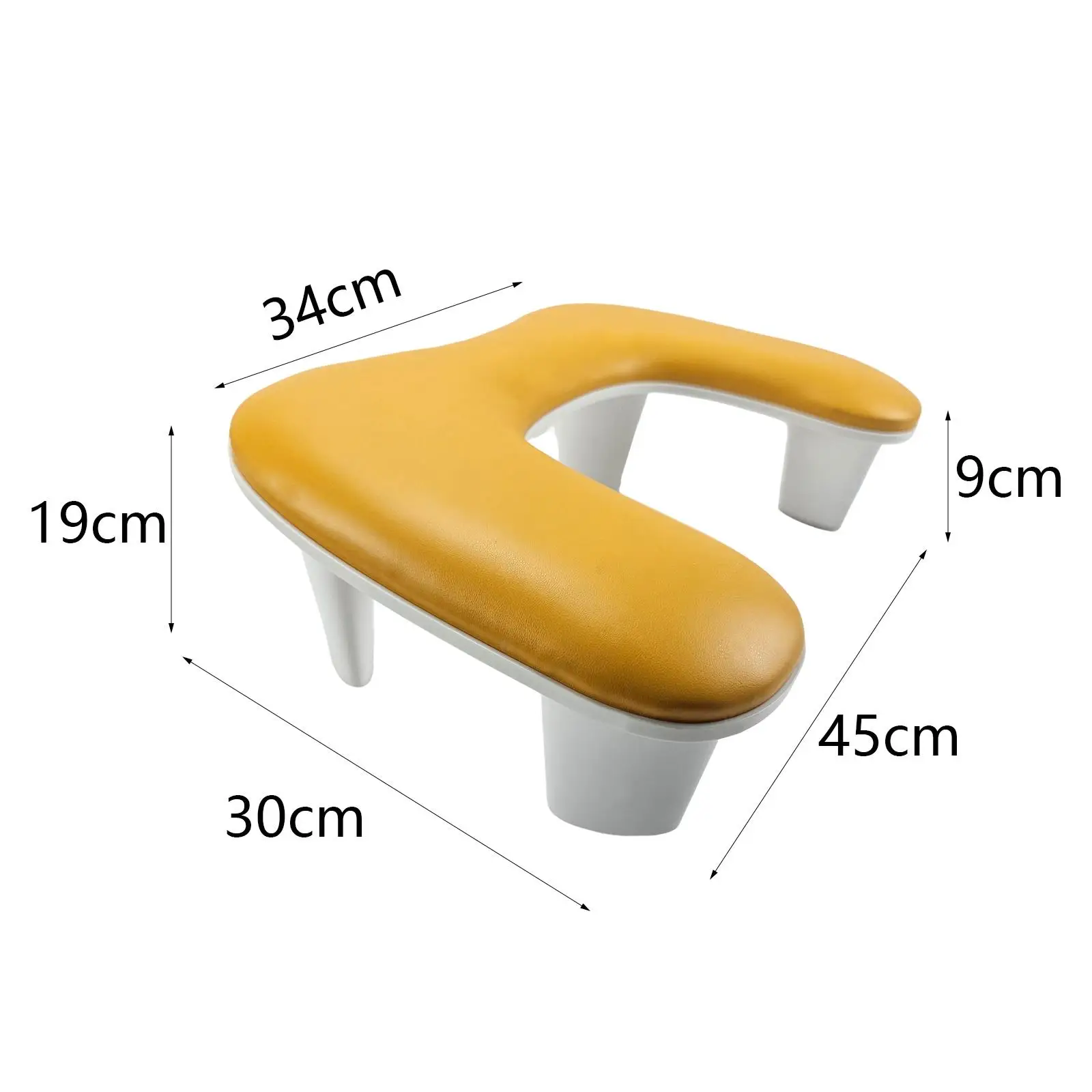 U Shape Nail Arm Rest Stand Detachable for Salons Nail Art Tech Personal