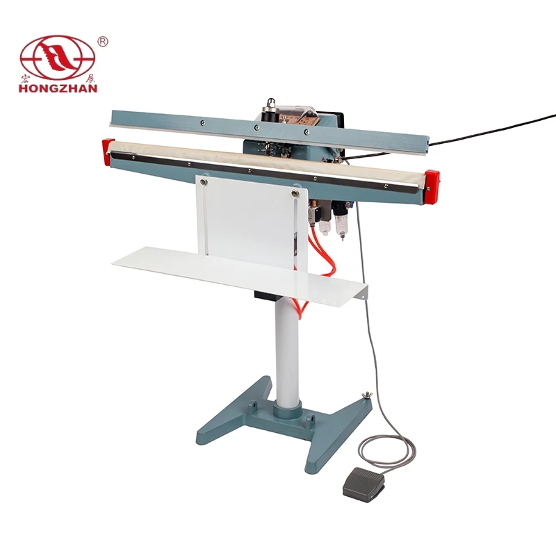 

Electromagnetic Pneumatic Plastic Bag Heating Sealing Pedal Food Coffee Cereal Sealer KS-F600Q