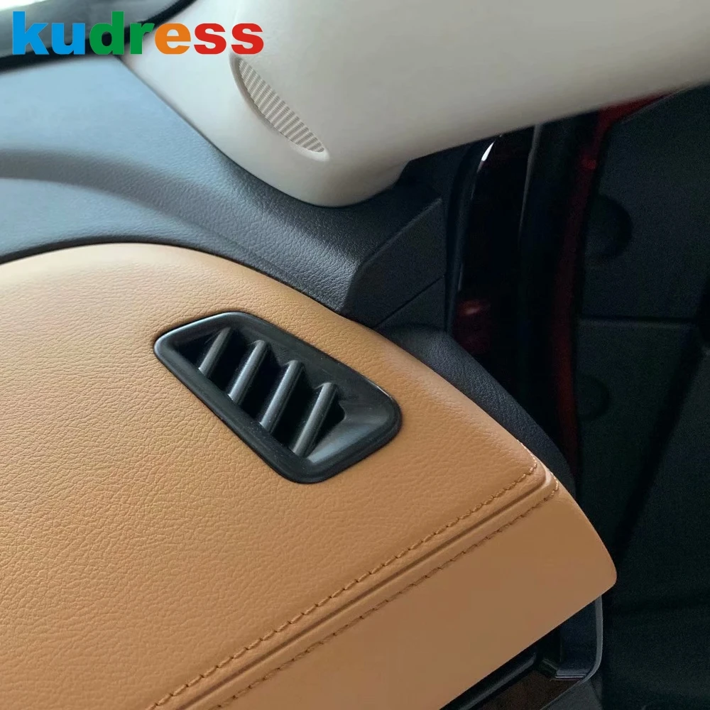 Car Front Air Condition Vent Outlet Cover Trim For Nissan Sentra Bluebird Sylphy 2020-2022 2023 2024 Carbon Interior Accessories