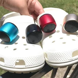 Mini altavoz BT Croc divertido, accesorios de encanto, regalo de Navidad para amigos