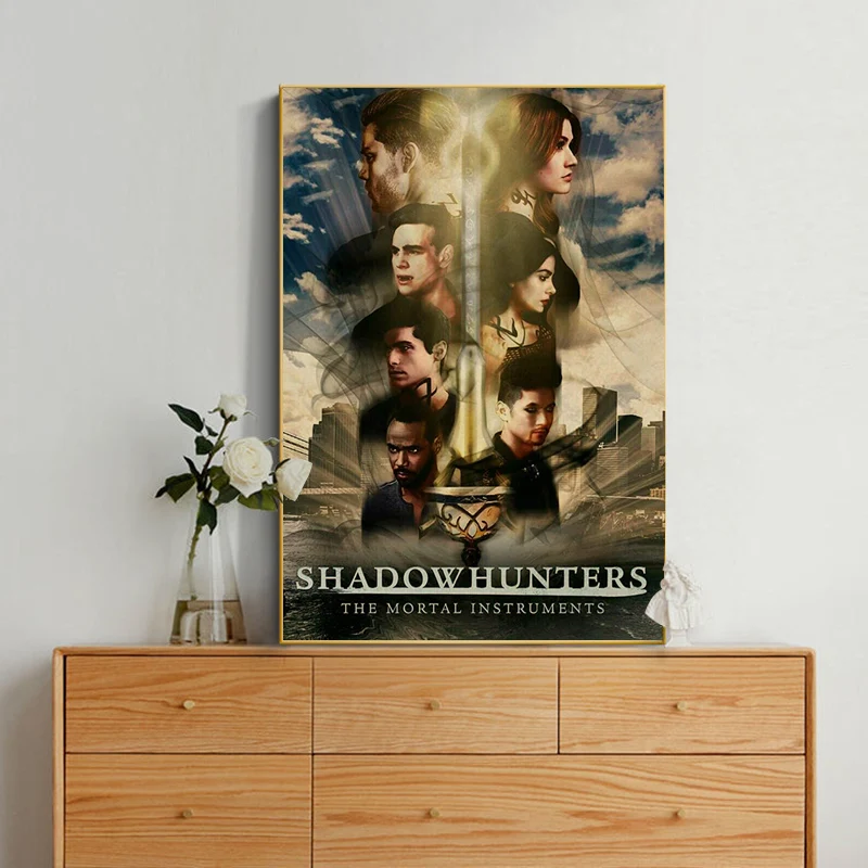 Shadowhunters Retro Kraft Paper Poster Decoracion Painting Wall Art Kraft Paper Kawaii Room Decor