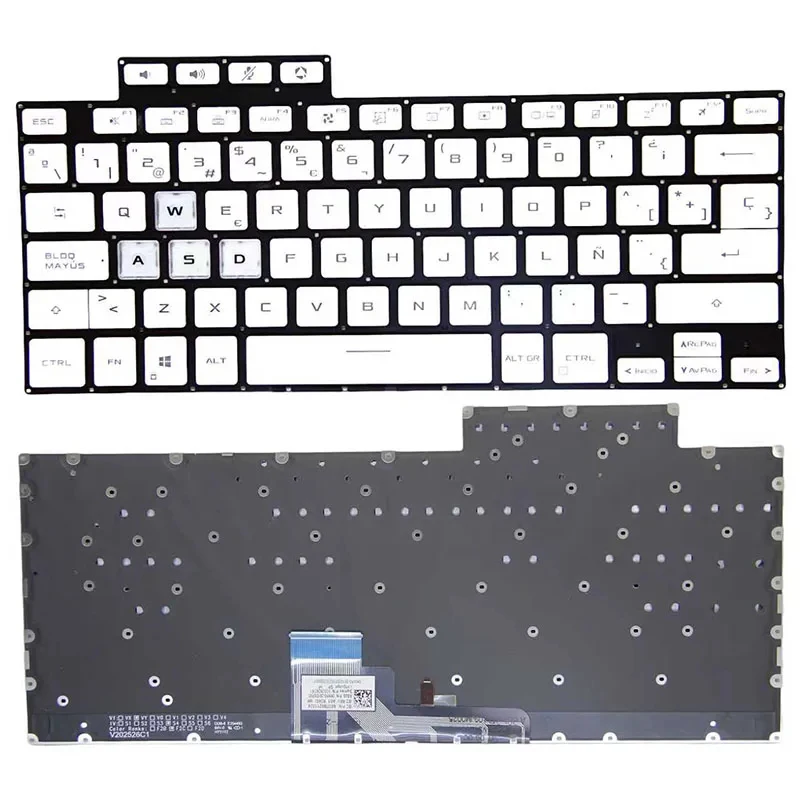 A+ Layout Language Keyboard For Asus FX516 FX516P FX516PM FA516 RU/SP/JP/TR/KR
