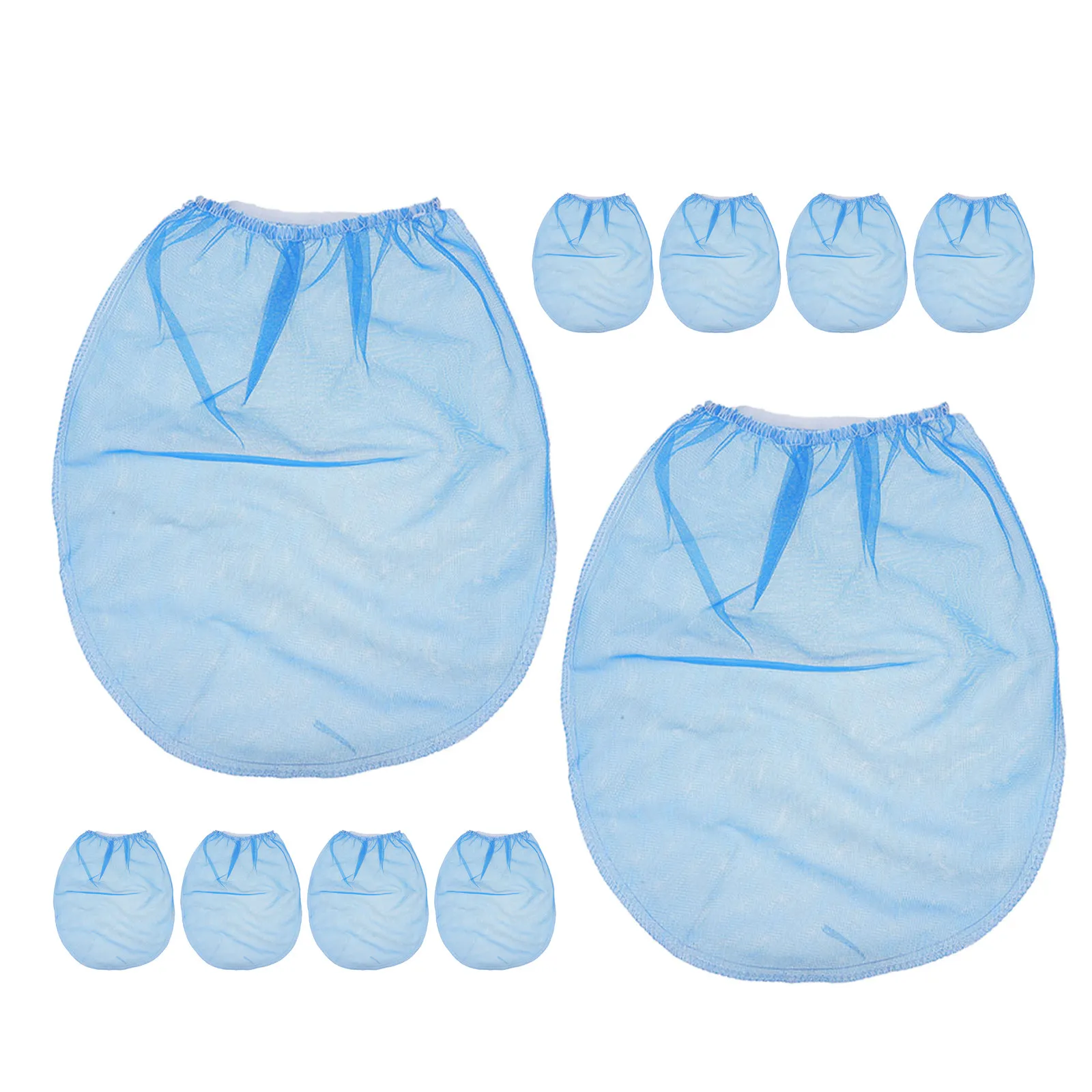 10Pcs Paint Strainer Mesh Bag Fine Polyester Filter for Industrial Spray Systems Solvent Resistant Reusable Coating Filtration