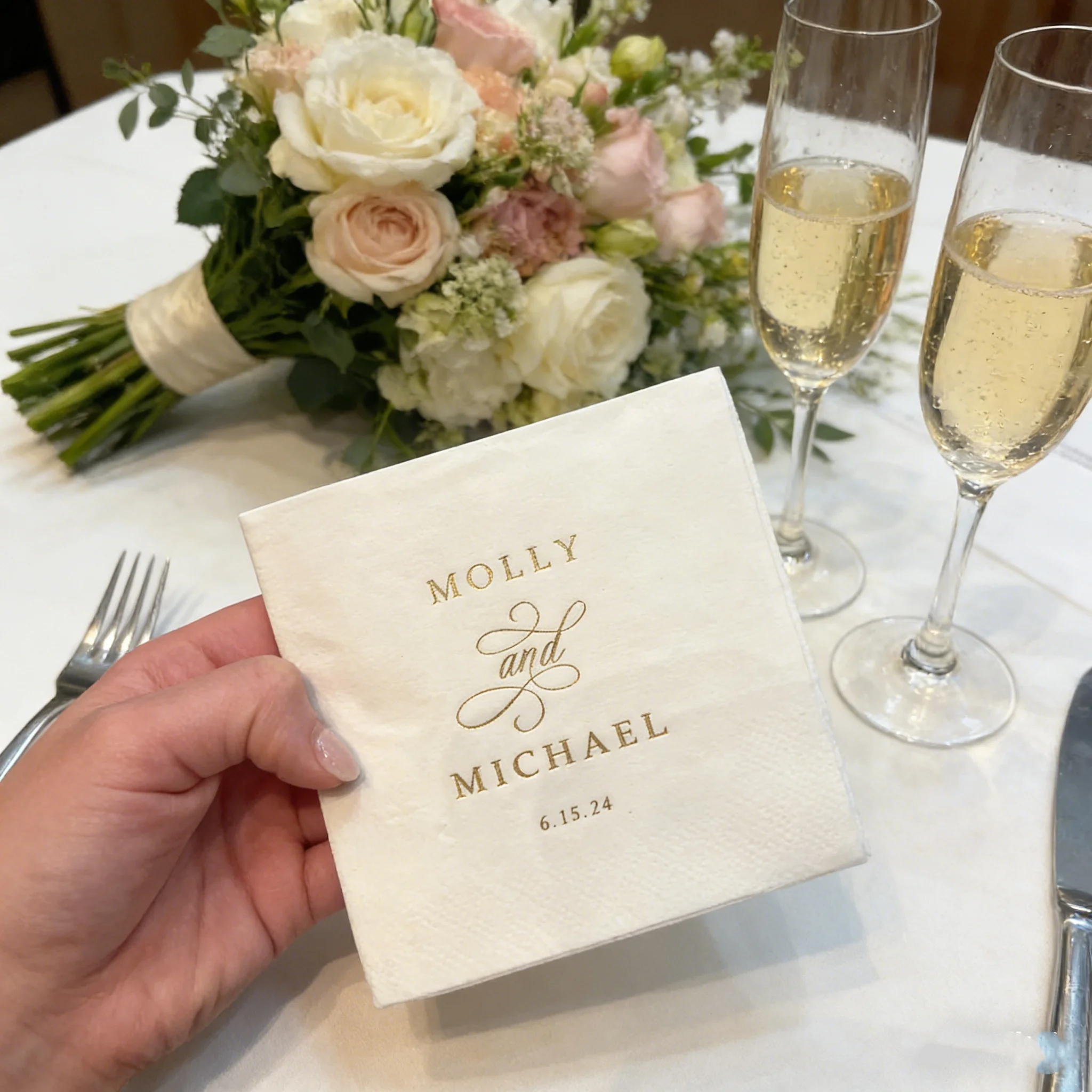 50Pcs Custom Elegan…