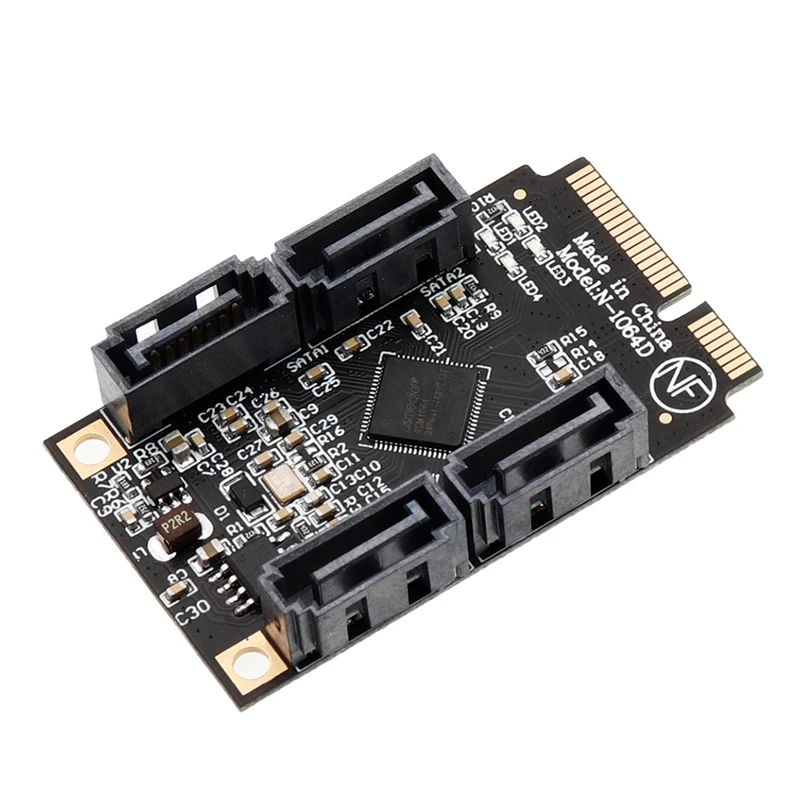 New High-Speed SATA 3.0 Adapter Efficient Data Management: Mini Pcie To 4 Ports SATA 3.0 Adapter