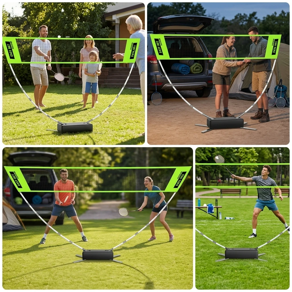 professional-badminton-net-set-foldable-steel-frame-for-backyard-training-portable-sport-equipment-durable-lightweight