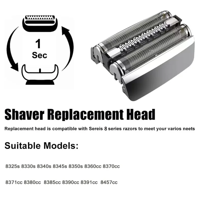 83M Series 8 Replacement Shaving Heads Wet&dry Replacement Foils and Shaving Heads Electric Shavers