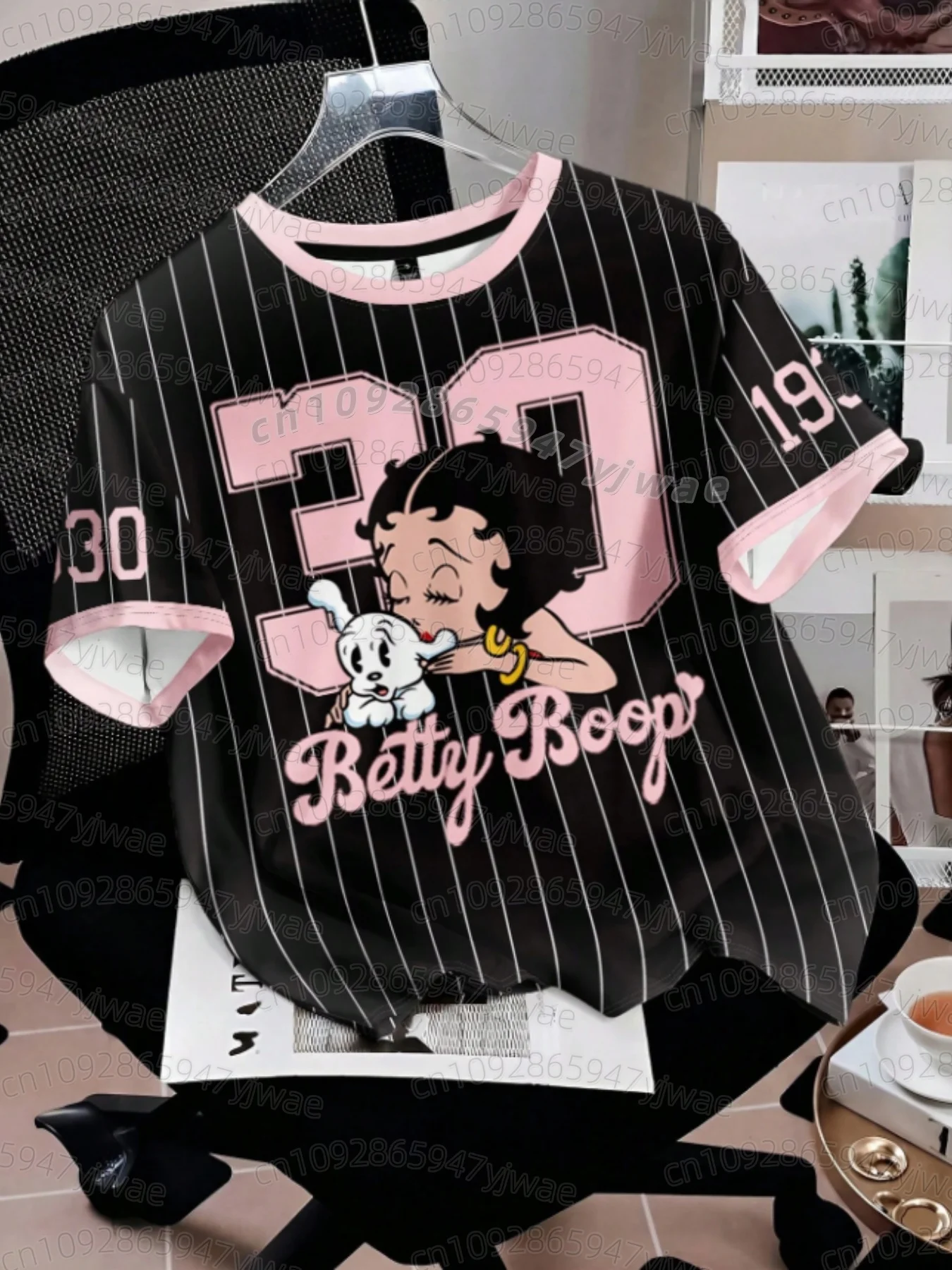 2026 KIDS Cartoon Betty Boop Print Herren Damen Kurzarm-T-Shirt Lässiger 3D-Druck Sommer MÄNNER FRAUEN Sport-Oberteile KIDS T-Shirt – Detail 15