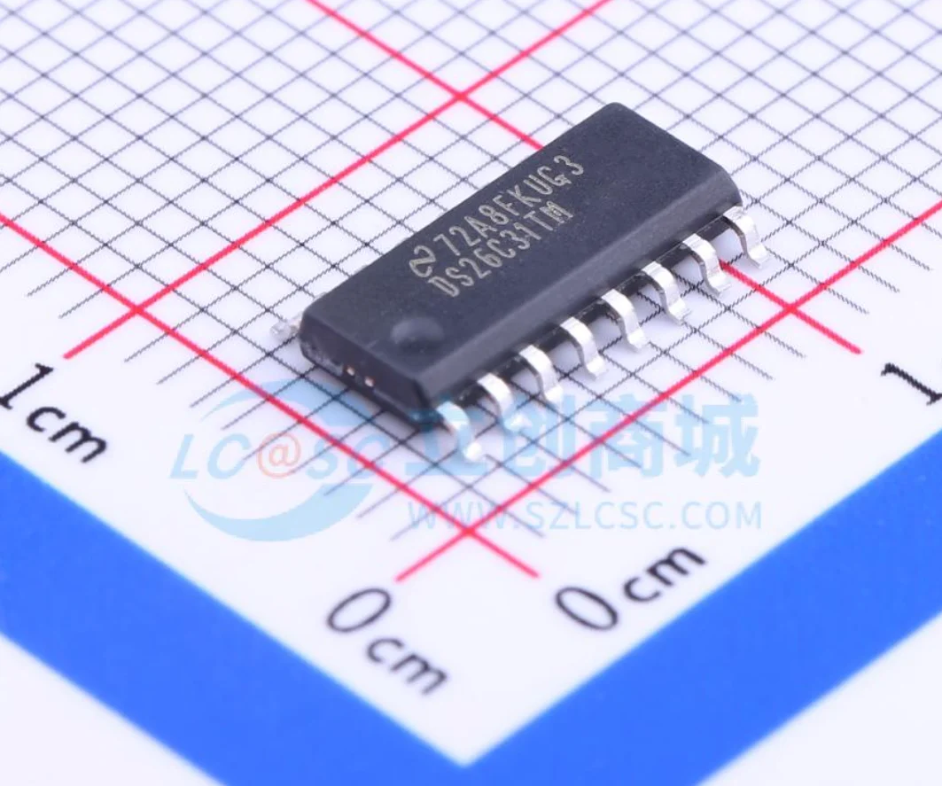 7PCS  DS26C31TMX Encapsulation: SOIC-16 100% original genuine product