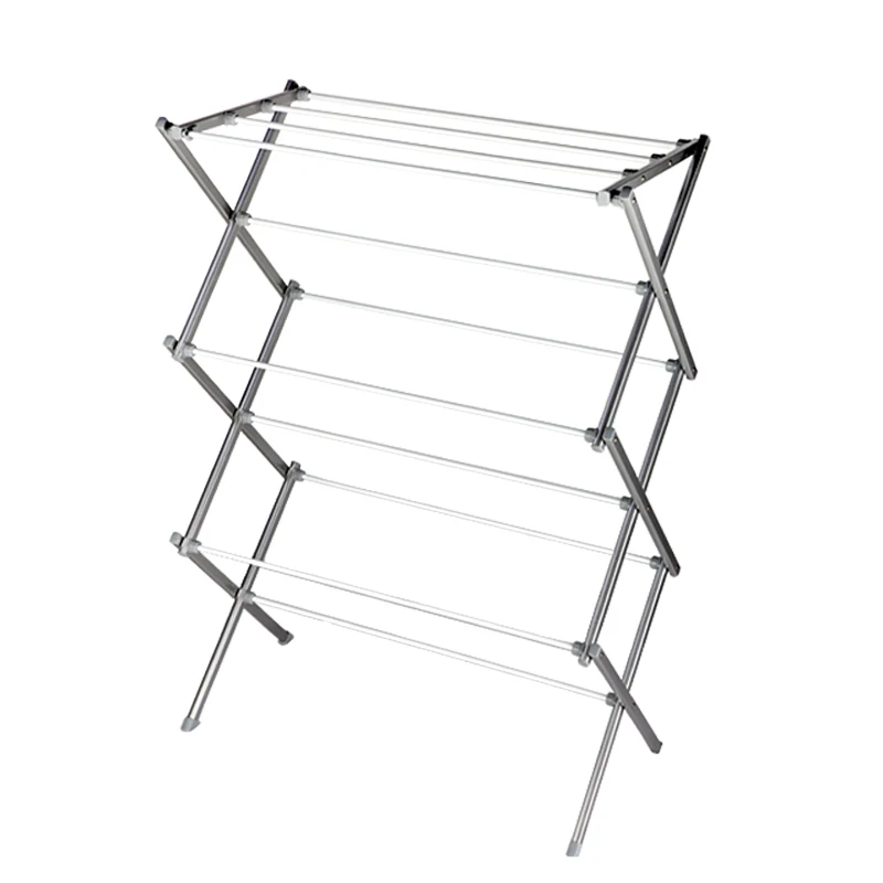Clothes Drying Rack Cloth Dryer Hanger Stand Folding Laundry Rack storage display room