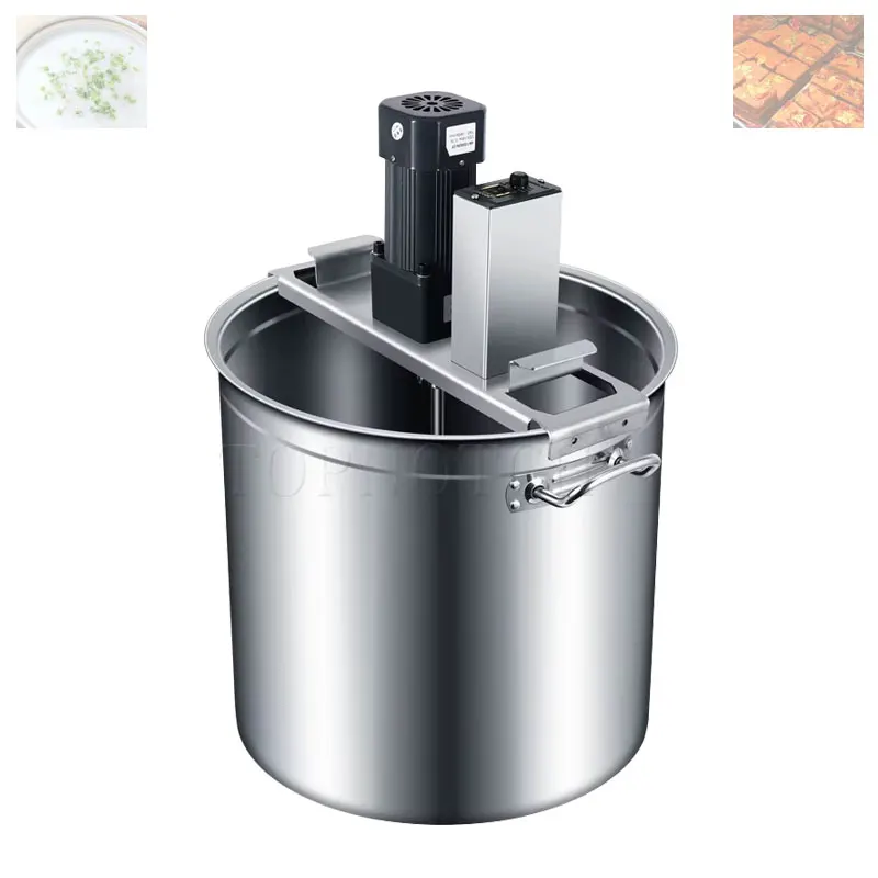 

220V Commercial Wok Mixer Electric Cuisine Stainless Steel Barrel Small Automatic Stir-Fry Mixer Sauce Pots Sauce Frying Machine