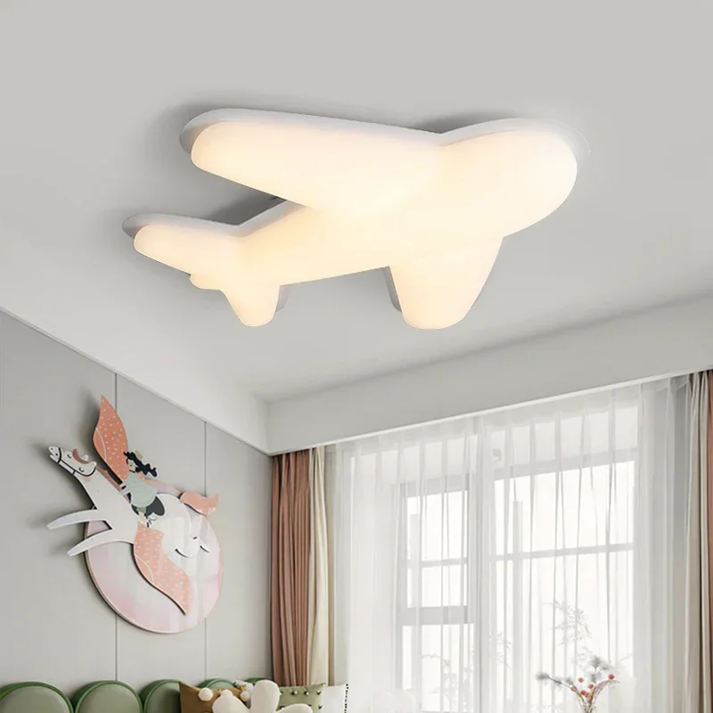 

Modern Led Airplane Ceiling Chandelier Ceiling Lamp Children's Room Decor Bedroom Ceiling Light Eye Protection Creative Fixture