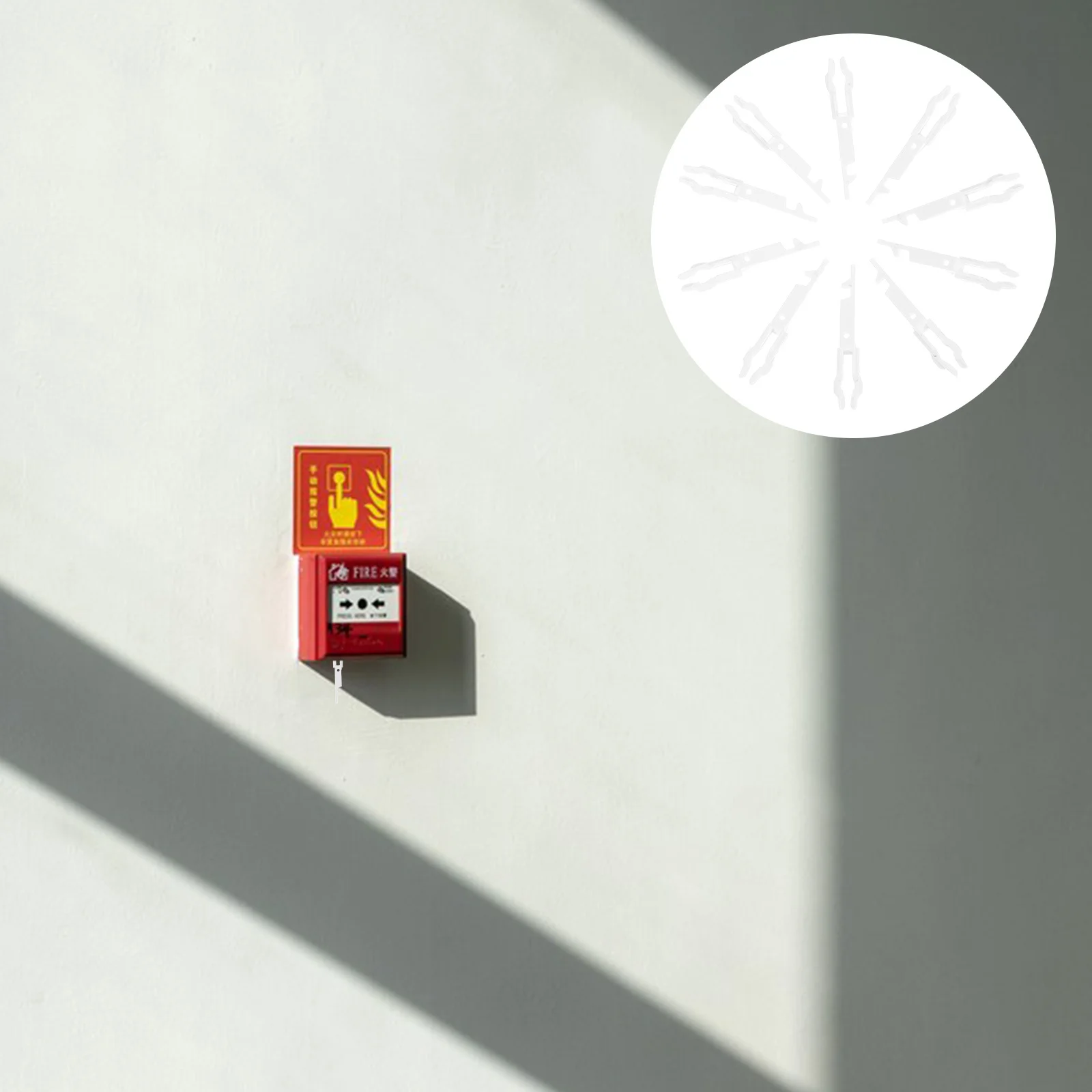 

10Pcs Fire Switch Key Break Glass Reset Call Point for Testing Lighting Fire Key