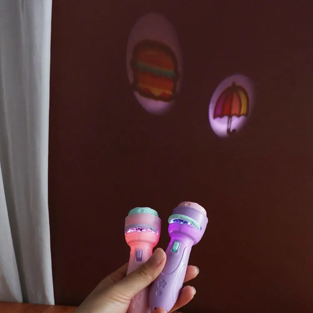 

Lamp Baby Projector Torch Early Educational Cognition Cartoon Projection Flashlight 48 Patterns Logical Thinking Training