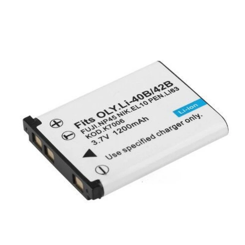 بطارية كاميرا LI-40B EN-EL10، شاحن لكاميرا نيكون S200 S210 S220 S230 S570 S500 الرقمية 3.7 فولت 1200 مللي أمبير في الساعة