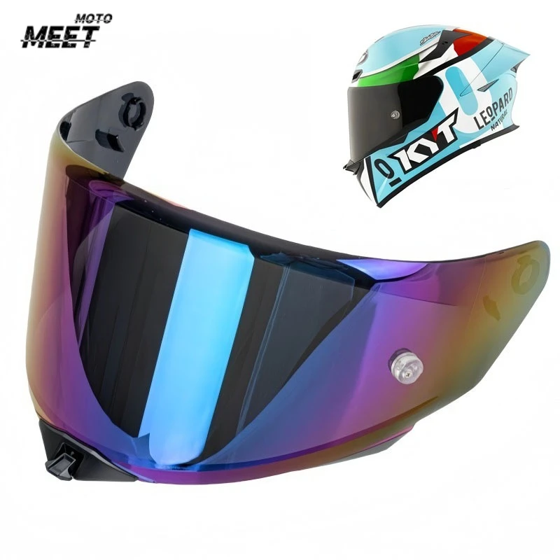 Helmet Replacement Lenses for KYT TT REVO HELMET SHIELD Helmet Visor Lens Multiple Plating Colors Accessories Viseira Capcete