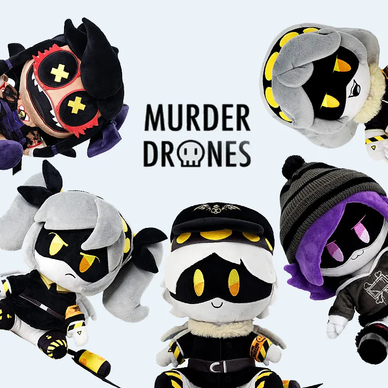 25cm Murder Drones Season Anime Plush Uzi Doorman N Doll Tessa Peripherals Soft Cute Doll Figures Manga Anime Action Gifts Toys