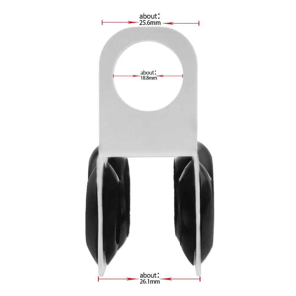 SY 1PC Metal&Silicone Hookah Shisha Hose Holder Hookah Accessories Max Dia.23mm Min Dia 19mm Can Hold 2 Hose Smoking Accessories