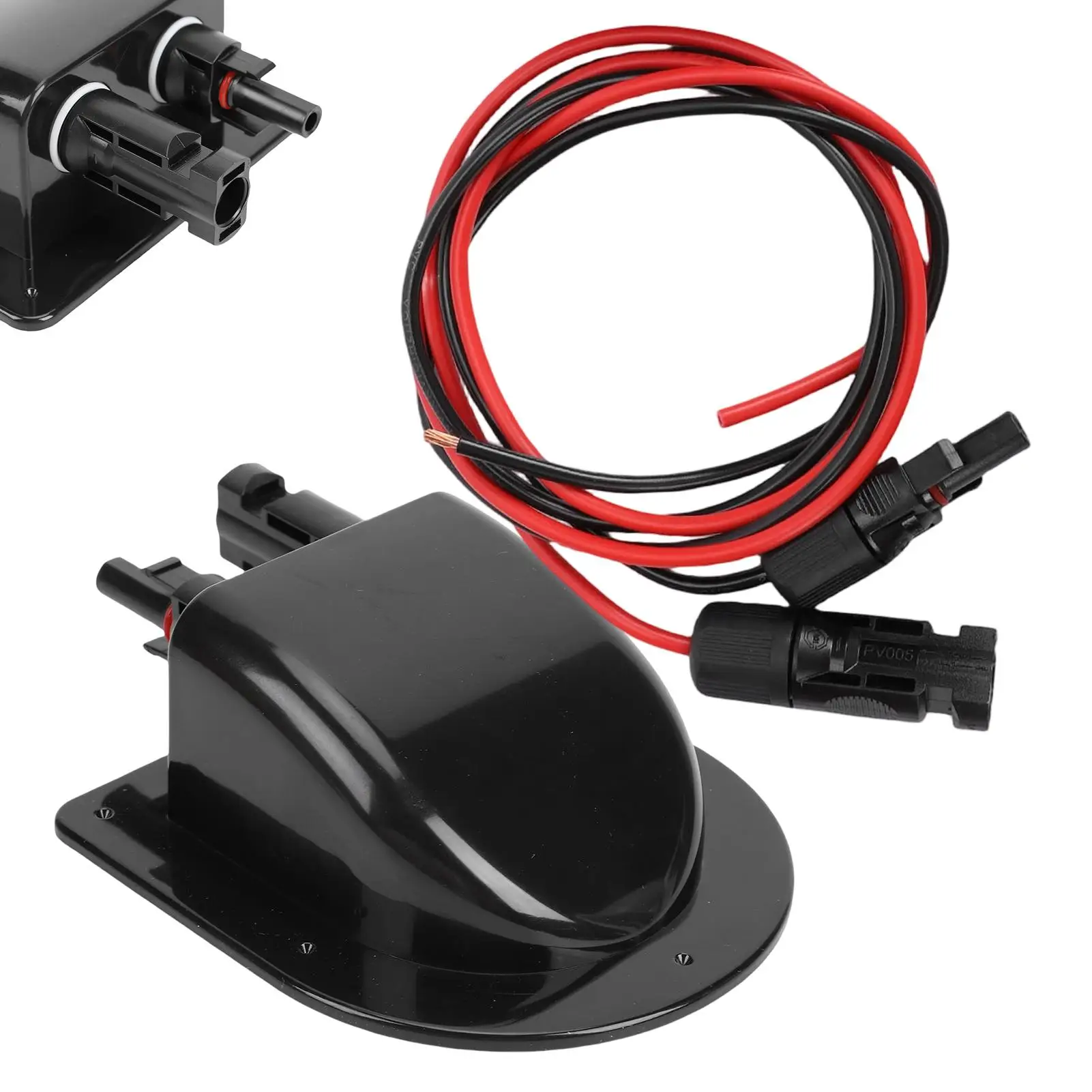 

RV roof solar junction box ABS entrance shell 13AWG solar extension cable M-C4 photovoltaic cable for Boat Yacht Trailer