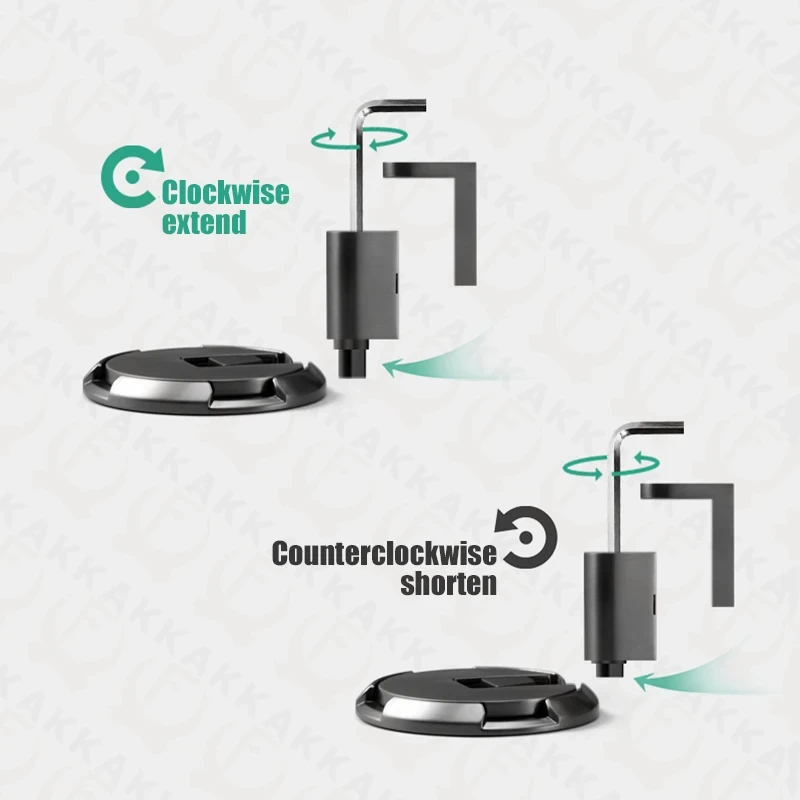 Heavy Duty Magnetic Door Stopper Mechanical Door Stop Adjustable Door Holder Non-punch Sticker Furniture Door Hardware