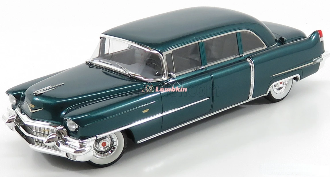 Glm 1:18 Voor Cadillac Fleetwood Limousine Model Cadillac Fleetwood 75 Groen Klassiek Verzamelgeschenk