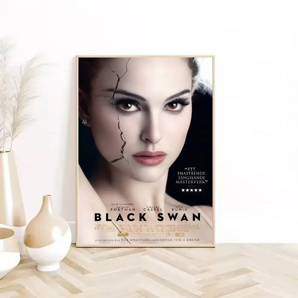 ملصق فيلم B-Black Swans عالي الدقة جدار لاصق مقاوم للماء لغرفة المعيشة المنزلية وغرفة النوم والديكور الجمالي #2