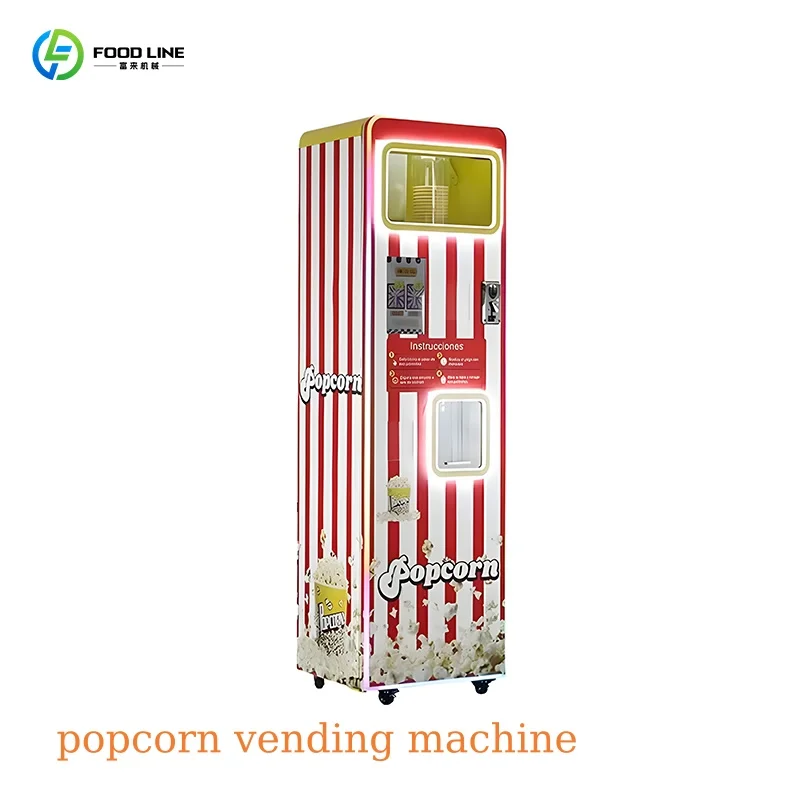 Custom High Quality Commercial Coin Operated Mini Automatic Popcorn Vending Machine