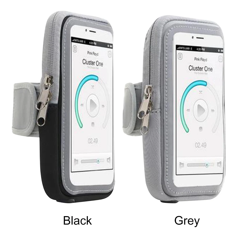Outdoor Sports Phone Holder Arm Bag Jogging Touch Screen Mobile Phone Pouch Anti-slip Running Bag for 5.1-6.5 /6.6-7 inch