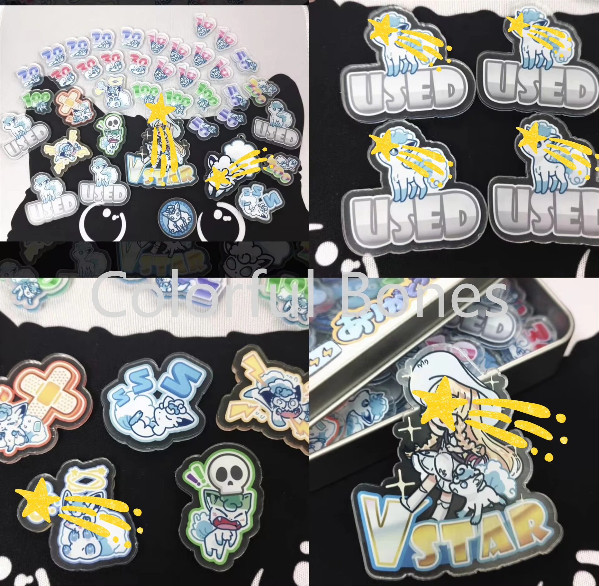 

Lillie Vulpix PTCG Pokemon Anime Character Match Scoring Damage Counter Damage Indicator Used Vstar Borad Role-playing Game Gift