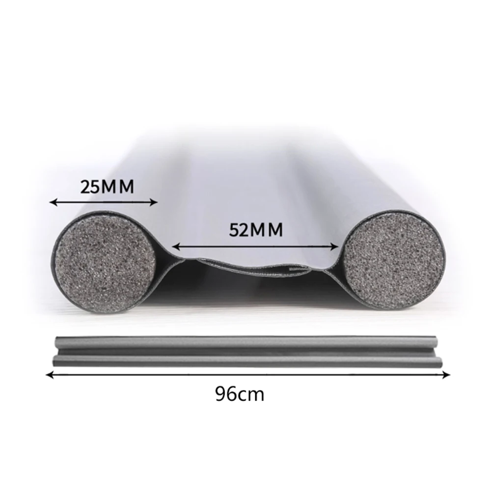 Adjustable Door Bottom Seal Strip Weather Strip Under Door Draft Stopper Thicker Anti-Cold Gap Blocker Sealing Weather Strip