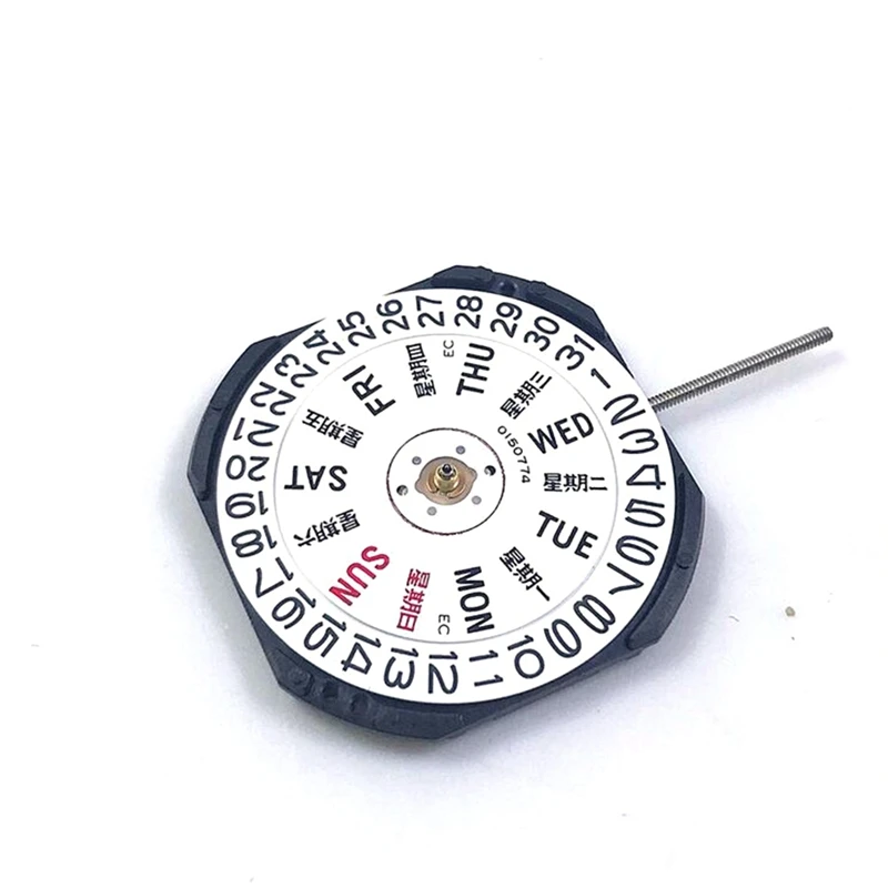 Watch Movement For Japanese VX43E Movement VX43 Three-Pin Double Calendar Window Quartz Movement With Battery