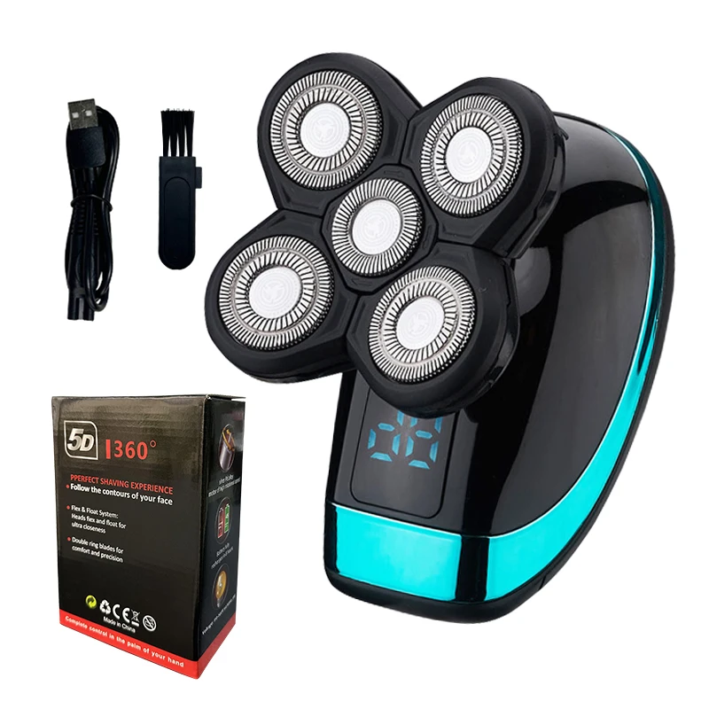 Electric Shaver 5 In 1 For Men Beard And Nose Trimmer Floating Head_voghion.com