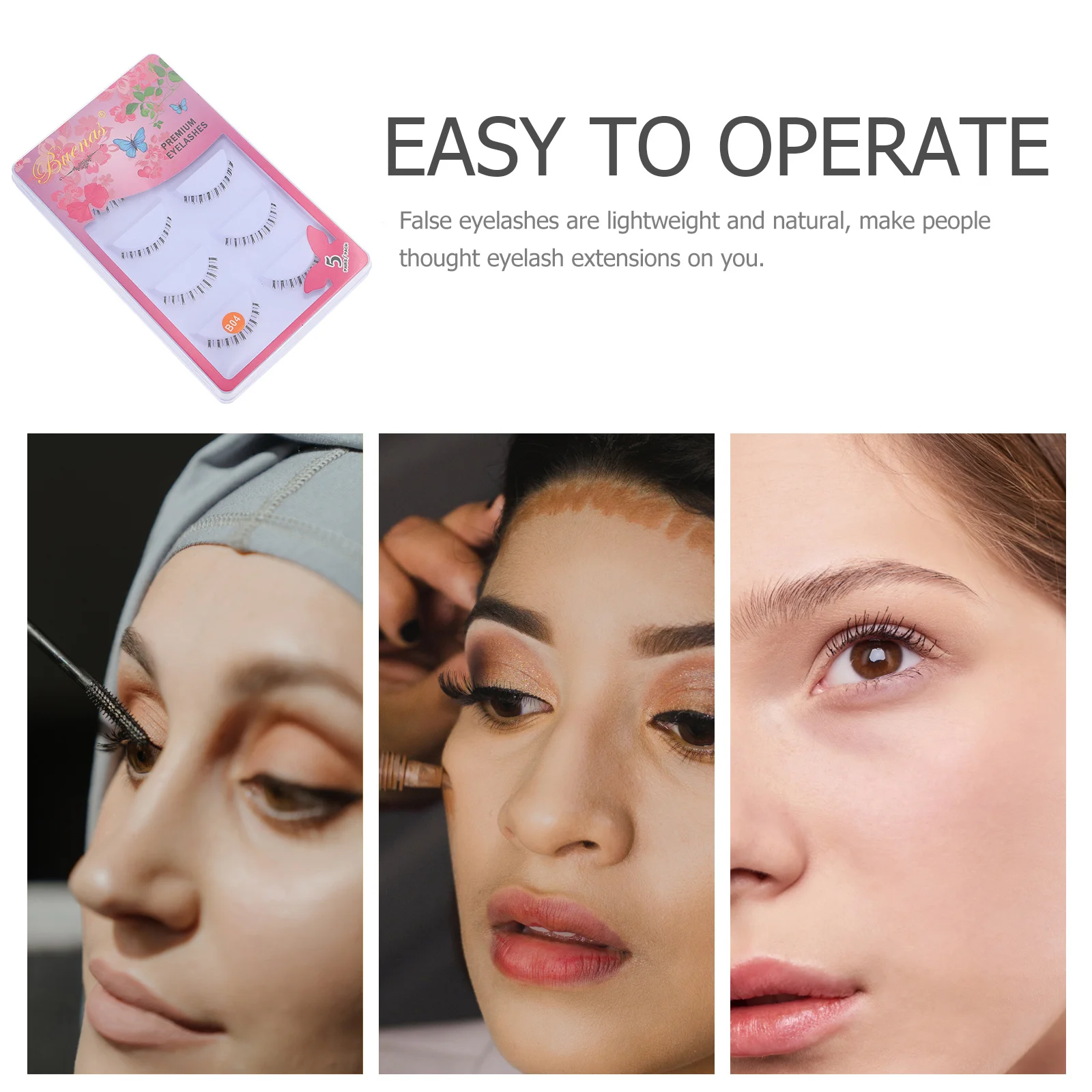 10 Pairs Strip Natural False Lower Lashes Natural Eyelashes Eyelashes For Women Soft False Lower Lashes Comfortable Wear