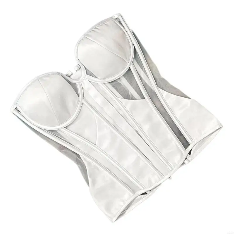 270D Elegant Underbust Corset Slimming Shapewear Underbust Bustier Tube ด้านบน