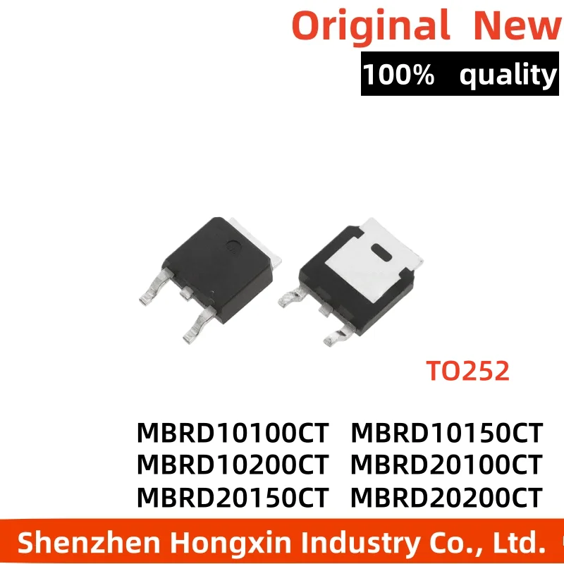 10 Pieces MBRD20100CT 10100 10150 10200 20150 20200 SMD TO252 Schottky Diode