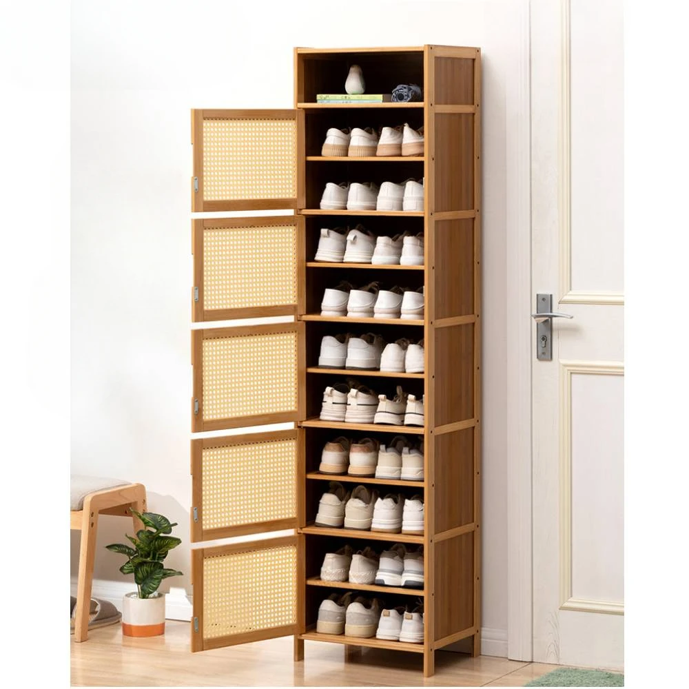 4/6 Layers  Living Room Cabinet Shoe Rack Organizer Shelf Storage Simple Space-saving Dormitory Dust-proof Shoe Cabinets