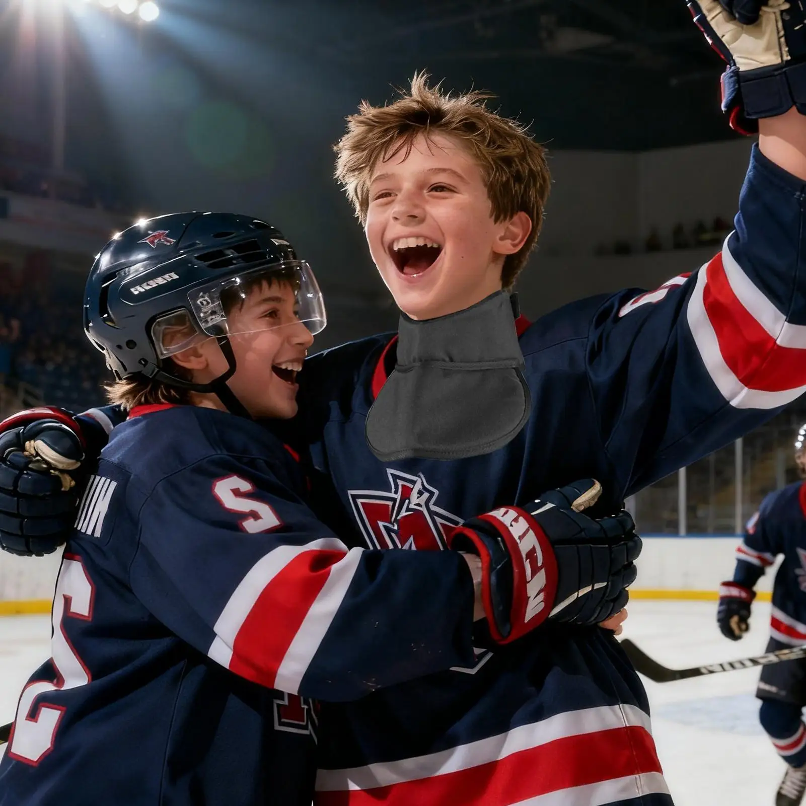 

Хоккейная защита шеи Молодежная амортизирующая защита Спортивное защитное снаряжение Зимняя хоккейная защита шеи для молодежи, подростков, взрослых игроков