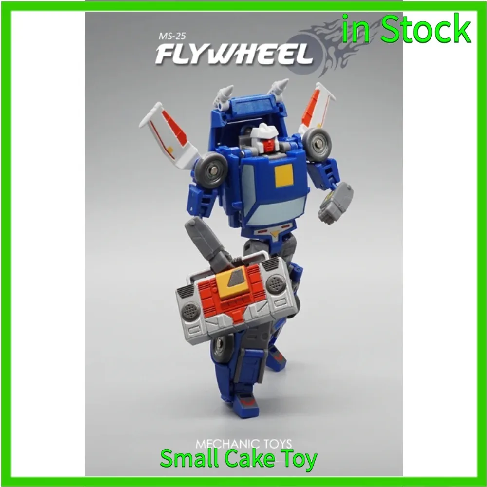 في المخزون MFT لعبة ميكانيكي MS-25 يطير عجلة MS25 المسارات صغيرة الحجم للتحويل لعبة روبوت الشكل مع صندوق ألعاب شخصيات الحركة