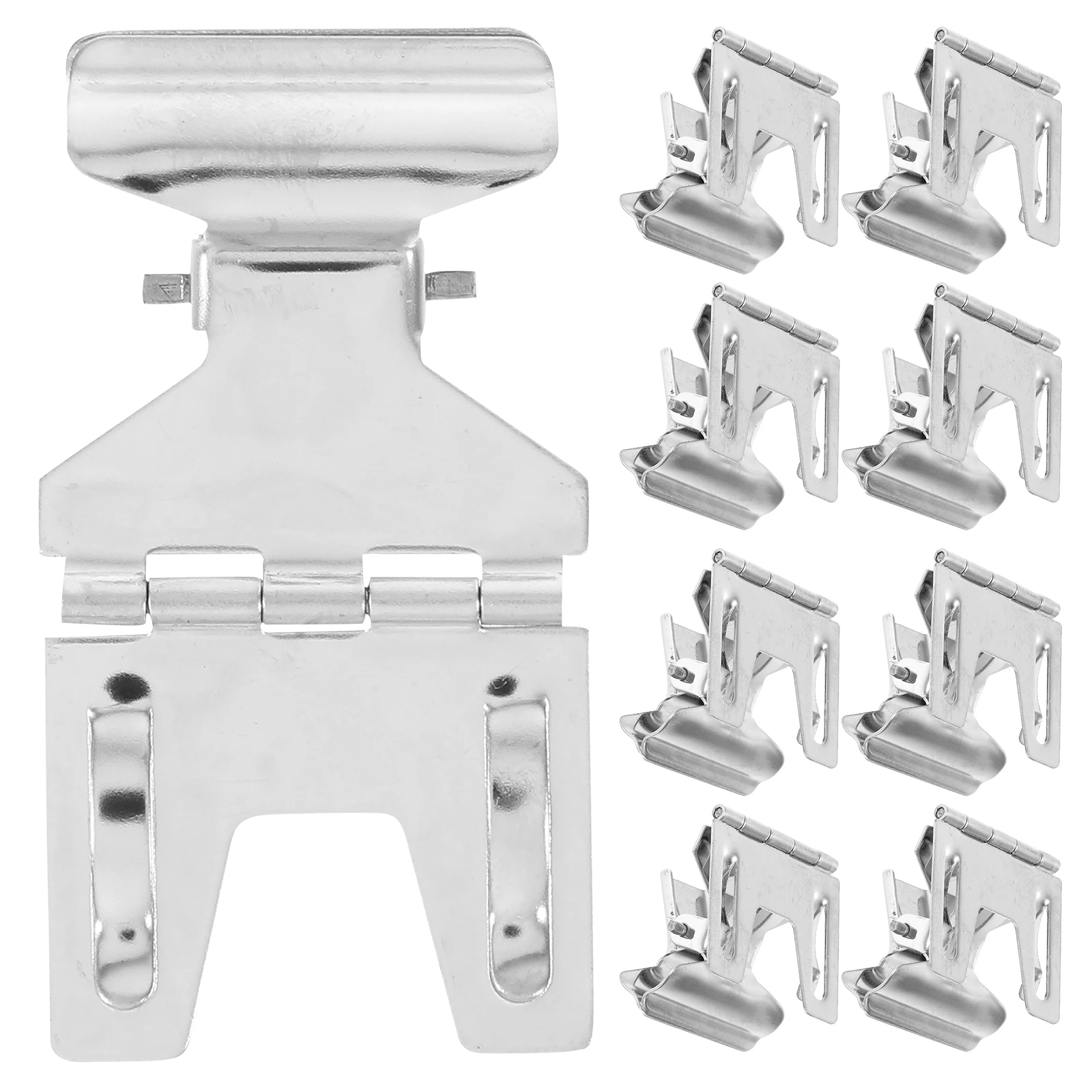 

10 шт., зажим для держателя ценника, металлические зажимы для вывесок для розничной торговли, полка для дисплея, держатели этикеток, подставка, держатель рекламных вывесок, зажимы, серебро