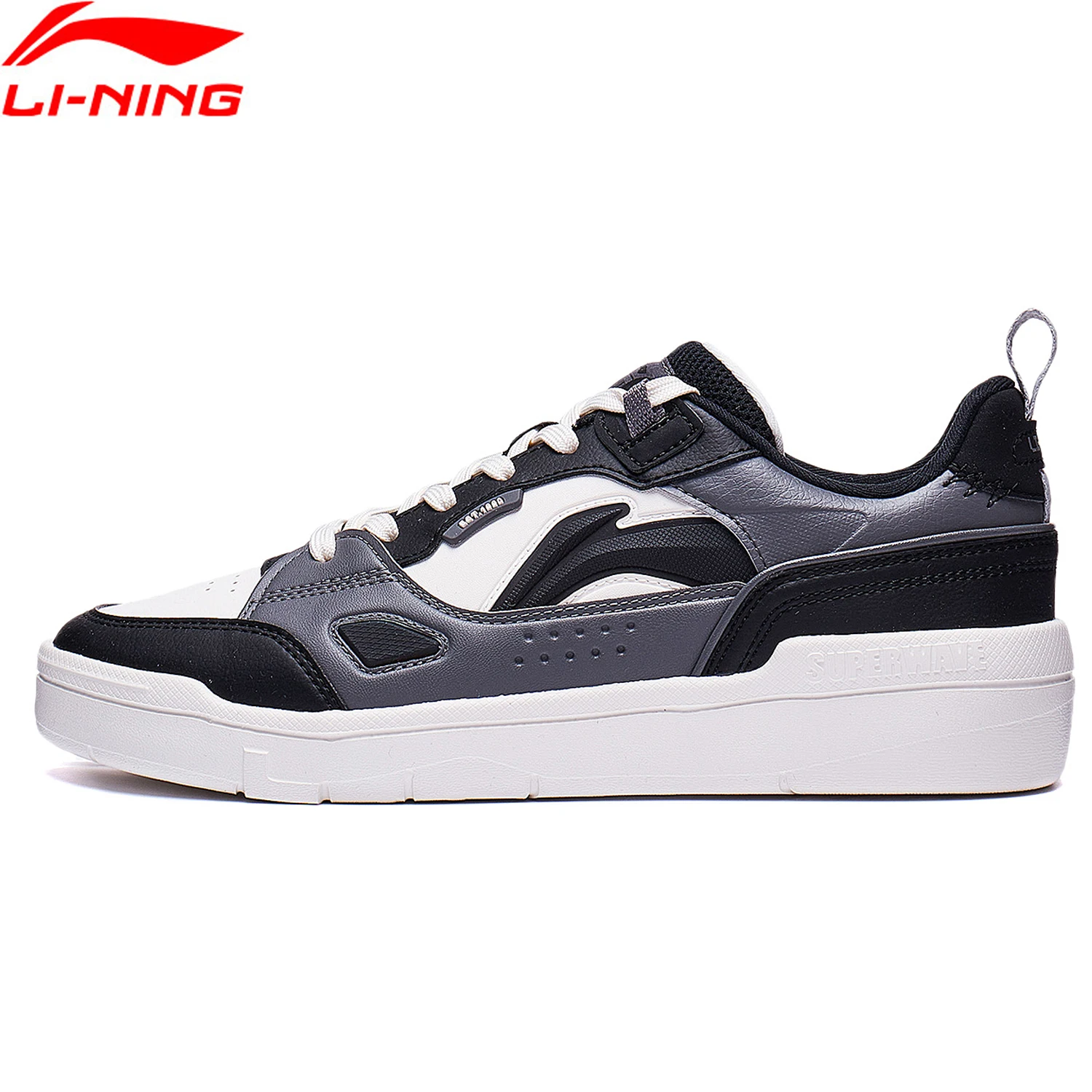 Li-Ning Men COMMON 80s Classic Lifestyle Shoes DUAL CUSHION Wearable Sport Shoes Comfortable Soft Leisure Sneakers AGCT227