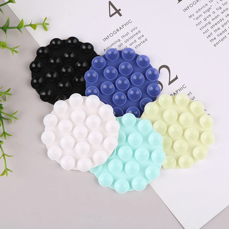 1Pc Silicone Suction Silicone Suction Cups Square Phone Case Back Silicone Suction Cups Suction Silicone Cell Phone