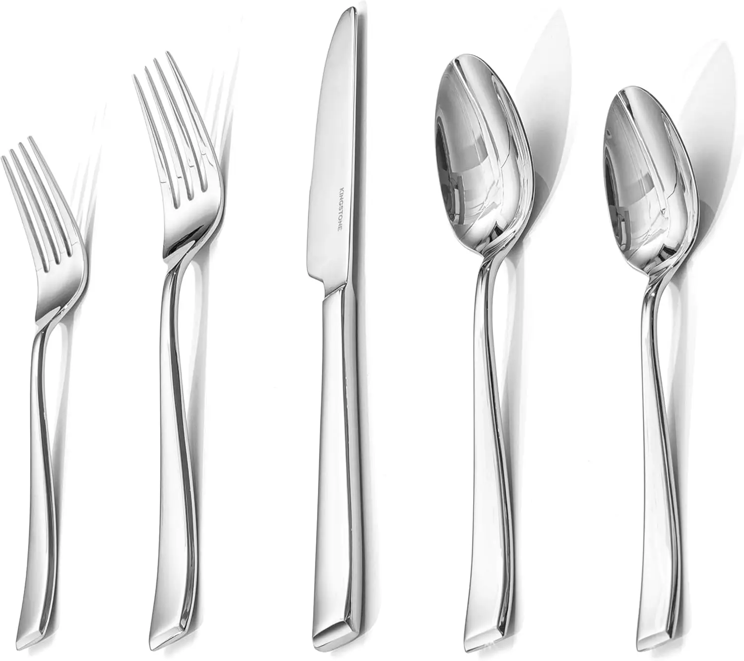 

30-Piece Stainless Steel Flatware Set for 6, Mirror Polish Silverware with Knives Spoons Forks, Dishwasher Safe