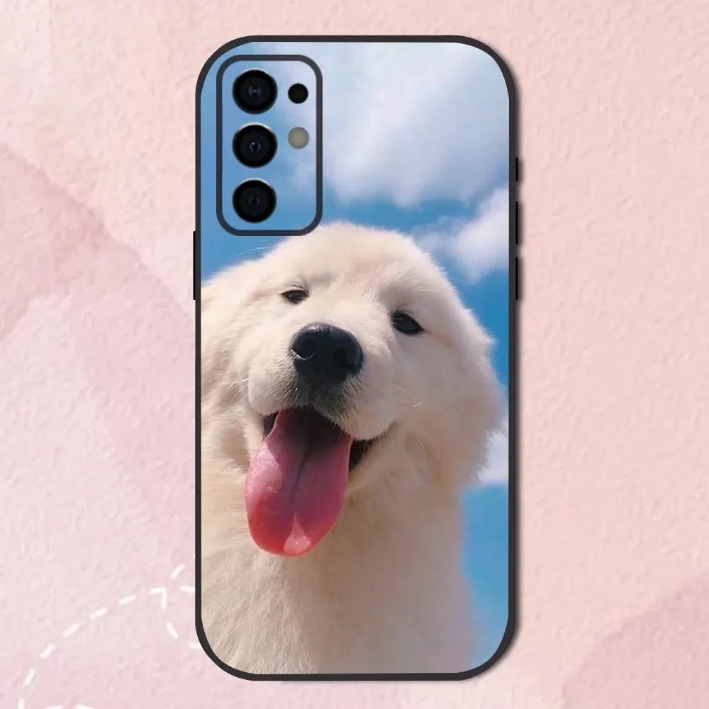 Samoyed Cute DOG Phone Case For Samsung S24,S21,S22,S23,S30,Ultra,S20,Plus,Fe,Lite,Note,10,9,5G Black Soft Shell