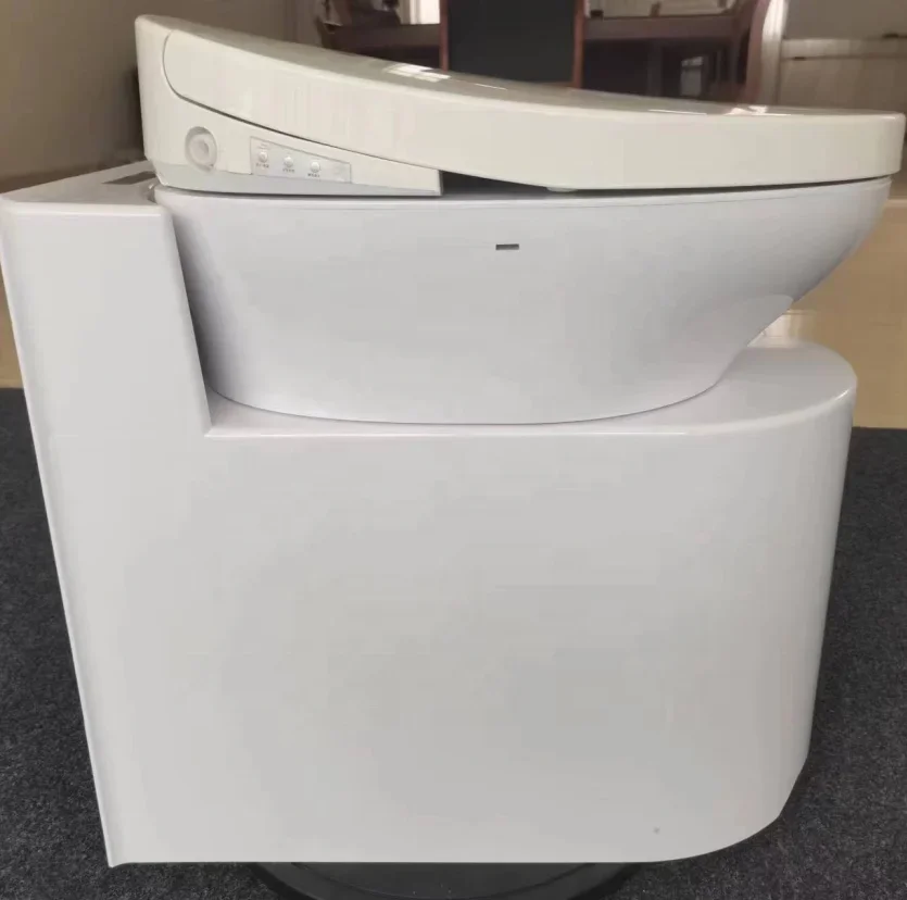 RV Uses Waterless Flushing Biodegradable Smart Toilet Composting Toilet