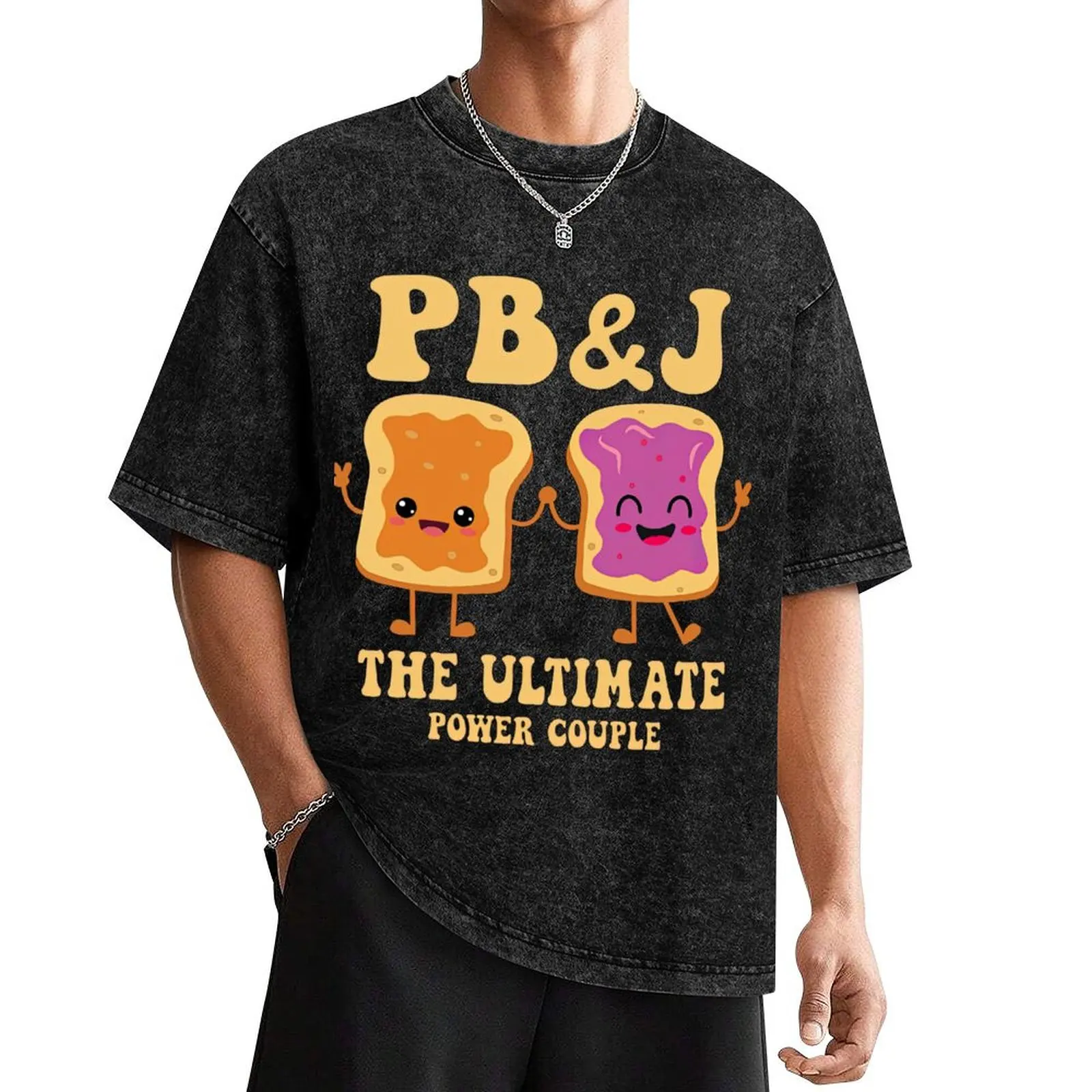 PB&J: The Ultimate Power Couple (National Peanut Butter And Jelly Day) T-Shirt blanks shirts men graphic