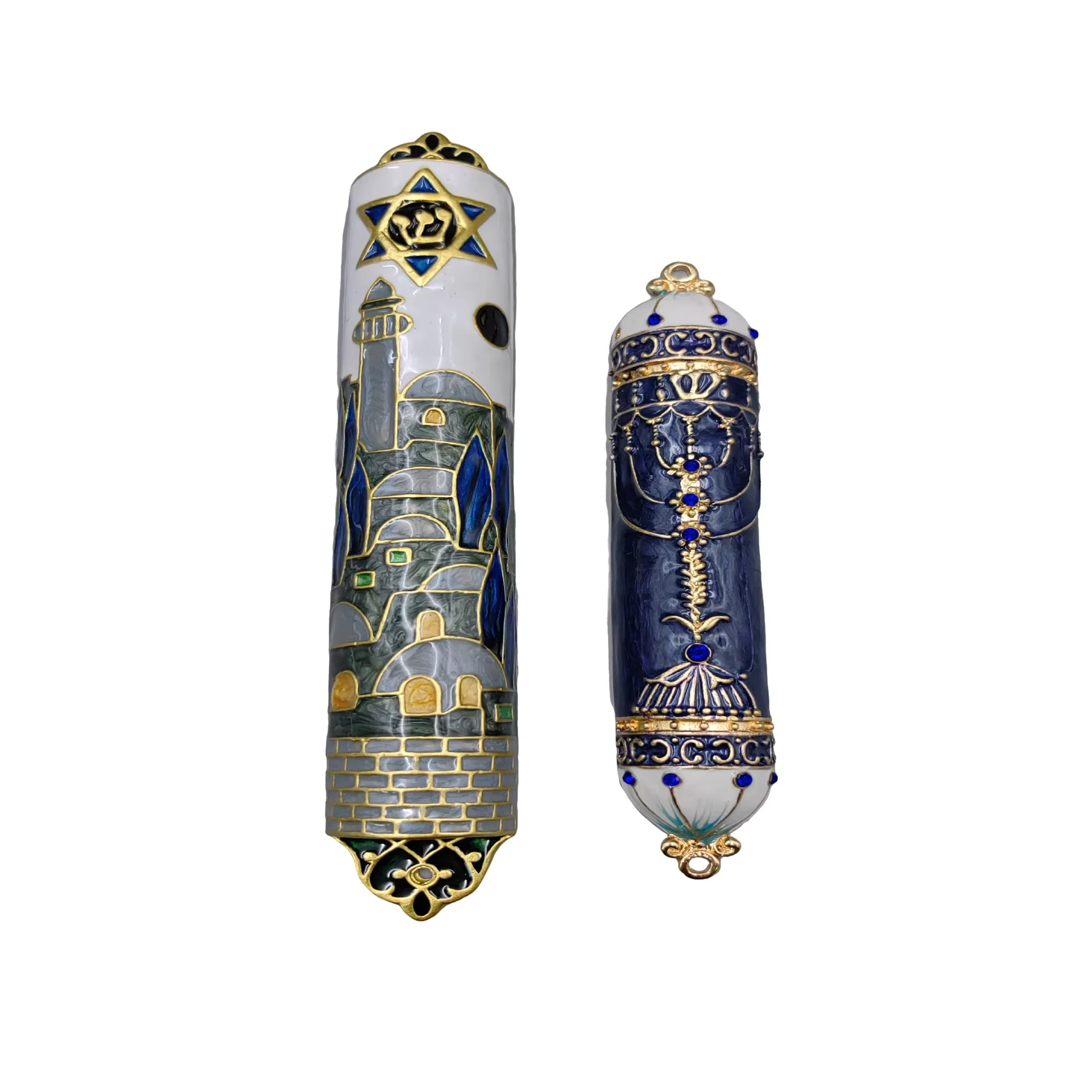 Mezuzah Handicrafts Mezuza Hebrew Door Decoration Wishing Goalpost Decorations With Scroll